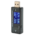 Miniatyrbild 1 av 8: USB-testare Spänningsströmdetektering LCD-display Hög noggrannhet USB-effektmätare 0‑5,5A 4‑30V