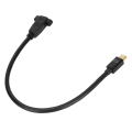 Pikkukuva 8 / 8: Mini DisplayPort -kaapeli Pieni kannettava 4K MiniDP naaras-uros testijatkokaapeli tietokoneelle, jossa on kiinnitysruuvinreiät