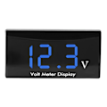Miniatyrbild 5 av 8: 12V Bil Motorcykel Digital LED Display Voltmeter Spänning Voltmätare Panelmätare (Blå)