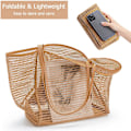 Miniatyrbillede 2 af 5: Mesh Strandtaske Dame Skuldertaske