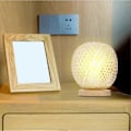 Miniatyrbillede 5 af 5: Bambus Rattan Bordlampe Japansk Stil Sengelampe Skrivebordslampe Soveværelse DIY Dekoration EU Stik
