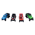 Pikkukuva 1 / 8: 1:50 Metallivalu Pull Back 6 Pyörän Maastoautot Metalli Kitkavoimalla Toimivat Die Cast Autot Ajoneuvot Taaperoille C-Tyyppi Maalattu