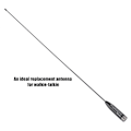 Miniatyrbilde 7 av 8: Ultra tynn Radio Walkie talkie Antenne for Kenwood TK100/TK200/TK220 Dual Band Stabilt Signal SM