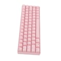 Pikkukuva 6 / 8: Vaaleanpunainen 64 näppäimen mekaaninen näppäimistö 5V DC tukee langatonta 2.4G Bluetooth 3.0 5.0 Type C langallista pelihiirtä Windows Red Switchille