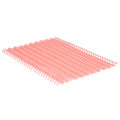 Miniatyrbillede 5 af 8: 10 stk. Binderyg 30 huller 12 mm diameter DIY klippbar plast A4 Wire Binding Spines til skolekontor lyserød