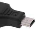 Pikkukuva 4 / 5: 2x Usb 2.0 Naaras Mini Usb Uros Pistoke Otg Host Sovitin Muunnin Liitin-B2
