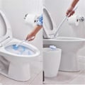 Miniatyrbillede 4 af 5: 80 stk. engangs toiletbørste dobbeltlags fiber toiletbørste refills