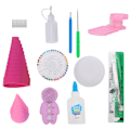Miniatyrbillede 7 af 8: 20 stk. Papir Quilling Værktøj Komplet Sæt Elektrisk Quilling Pen Crimper Border DIY Papir Håndværk