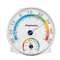Miniatyrbild 1 av 5: Hygrometer Termometer Analog Monitor för Inomhus och Utomhus, Babyrum, Växthus