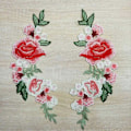 Miniatyrbild 2 av 5: Applikation Påsybar Stryk-på-lapp Blomma DIY Broderilapp Blå Lapp Broderad Lapp Broderi på Hatt Kläder Ryggsäckar T-shirt Kläddekoration