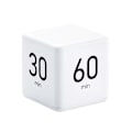 Miniatyrbilde 1 av 5: Gravitasjonssensor Barn Timer, Treningstimer med Nedtellingsinnstillinger (15-20-30-60 Minutter, Hvit)