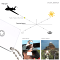 Miniatyrbild 8 av 8: Utomhus multifunktionell Survival Emergency Rescue Reflexive Signal Star Flash Mirror Tool