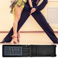 Miniatyrbild 4 av 8: Borste för dansskor i balsal för latin, salsa, tango - bärbar (svart)