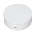 Miniatyrbild 2 av 8: Vit automatisk 360° roterande display-snurrplatta 3KG lastbärande elektrisk display-snurrplatta stativ för butik diameter 13cm/5in