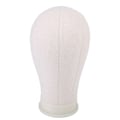 Miniatyrbilde 7 av 8: 21 tommers lerret hode parykk modell making mannequin hode hatt hodeplagg cap display manikin modell