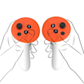Miniatyrbillede 4 af 5: Til 3 Controller Grip PC Beskyttelsesærme (B)