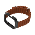 Miniatyrbild 3 av 8: 2 i 1 watch Case Silikon justerbart case för Redmi Watch 3 Brown