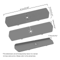 Miniatyrbilde 2 av 8: Kjøkkenkran Oppvaskkum Splash Guard Stor silikonkran Vannfangermatte Oppvaskkum Dreneringspute Bak Kran for kjøkkenbad