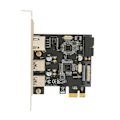 Miniatyrbillede 8 af 8: PCIe til USB3.0 udvidelseskort USB3.0 SATA 15pin Power High Speed ​​PCIe til RJ45 udvidelseskort til netværkscomputer
