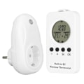 Miniatyrbillede 6 af 8: Trådløs stikkontakt termostat LCD fjernbetjening digital display temperaturregulator med temp sensor EU stik 220V