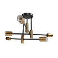 Miniatyrbilde 4 av 8: Taklysarmatur 6 hoder Nordisk Moderne Minimalistisk Stue Soverom Smijern Taklampe 110‑220V