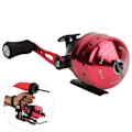 Miniatyrbillede 2 af 8: Udendørs Bue Fiskeri Spincast Reel Indvendige Liner Lukket Fisk Jagt Skydning Accessoryred