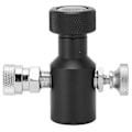Pikkukuva 1 / 8: G1/2-14 CO2 täyttöadapterin liitin Musta sooda ASA vapautusventtiili 8mm naaras pikaliittimellä