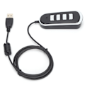 Pikkukuva 7 / 8: Puhelinkeskushanteen kuulokemikrofonin sovitin, 3,5 mm naaras - USB uros