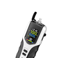 Miniatyrbillede 2 af 3: Fiber Optisk Effektmåler, Genopladelig Optisk Effekt Tester Mini Lys Effektmåler, Sort+Sølv, 127*45*20（mm）