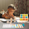 Miniatyrbilde 5 av 5: Formblingsformerings-puslespillblokker for å lære skrue-mutter-puslespill