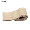 Pikkukuva 2 / 5: Joustava urheilullinen polvikompressioside kuntosalille ja painonnostoon, jalkakompressio ja treeni polvi- ja kyynärpääsuojilla, beige, pituus 40 cm