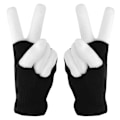 Miniatyrbilde 2 av 8: LED-hansker Fingerlys som blinker 6 moduser Pustende elektriske LED-blinkhansker