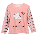 Miniatyrbilde 4 av 5: Rosa Katt Pyjamassett for Kvinner - XL Sove- og Loungewear