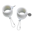 Miniatyrbillede 5 af 5: 3 par flagmonteringsringe anti-wrap-grommet-clips - 1 tomme diameter flagstang--