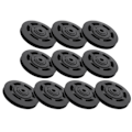 Miniatyrbild 3 av 8: 10 st/set 95MM Universal Nylon Lager Remskiva Hjul Byte Gym Fitness Utrustning