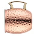 Miniatyrbillede 3 af 8: 2 stk. 530 ml elegant hammeret point kop i kobberbelagt rustfrit stål til cocktails
