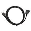 Pikkukuva 2 / 8: Auton USB 2.0 -jatkokaapeli, upotettu asennus, vedenpitävä PVC auton kojelaudan jatkokaapeli