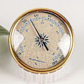 Miniatyrbillede 4 af 4: Hygrometer Analog Hygrometer Mekanisk Rund Hygrometer Fugtighedsmåler sølv