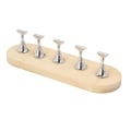 Miniatyrbild 6 av 8: Nail Display Stand DIY Log Press On Fixation Magnetisk falsk nagelhållare för nybörjarmanikyr