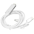 Pikkukuva 5 / 8: Kaapeliadapteri 3 in 1 HD-tila Laaja yhteensopivuus 1080P Ei asemaa vaadita High Definition Multimedia Interface -kaapeli 5V