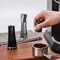 Miniatyrbillede 5 af 5: Sort Selvjusterende Værktøj og Holder - Espresso Kaffeomrører Nåle Dispenser til Baristaer