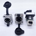 Pikkukuva 5 / 5: Ethernet Rj45 runkoliitin NE8FDP Ethernet läpivientiliitin B