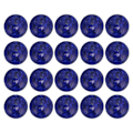 Miniatyrbild 3 av 8: 20 st Lapis Lazuli Cabochon sten halvrunda pärlor 8 mm platt bakre cover för gör-det-själv