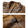 Pikkukuva 2 / 4: Vintage Miesten Korduroa Blazer Takki - Khaki S
