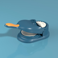 Miniatyrbillede 2 af 4: Kødbolles- og Tortilla-Maker - Manuel Kødbolles-Wrap-Form - Empanada- og Kødbolles-Dejpresse - Mini Kødbolles-Maker