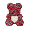Miniatyrbillede 2 af 5: Dropshipping 40cm Rose Bjørn Hjerte Kunstig Blomst Rose Teddybjørn Til Kvinder Valentinsdag Bryllup Fødselsdag Julegave RØD HVID MED ÆSKE 40CM