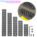 Miniatyrbillede 4 af 8: M Lok Picatinny Rail 5 7 9 11 13 Slots Mlok Scope Mount Weaver Nylon Picatinny Siderails