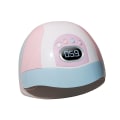 Miniatyrbillede 3 af 8: 220W Nail Art Lampe Dobbelt Lyskilde Perle Digital Timing Manicure Quick Dry Polish Lim Light