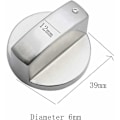 Miniatyrbilde 2 av 4: Universal sinklegering roterende gassovn knotter sett - 8 stk