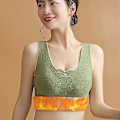Miniatyrbild 4 av 5: Slank Sömlös Skinnfärgad Camisole med Inbyggd BH för Kvinnor